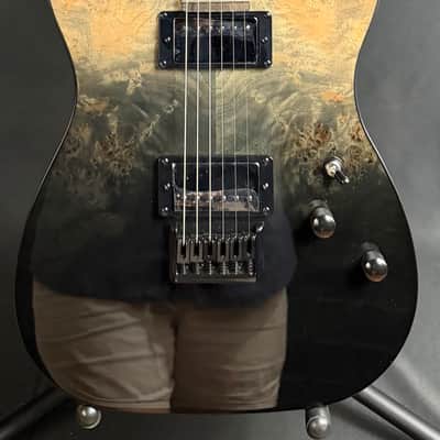 Schecter PT Standard Electric Guitar Black Fade Burst Burl Finish
