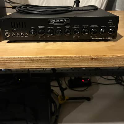 Mesa Boogie Subway D-800 Plus 800-Watt Bass Amp Head 2016 - Present - Black