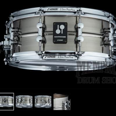 Sonor Kompressor 14x5.75" Brass Snare Drum 2023 Brand NEW! Never Used - Present - Black Nickel