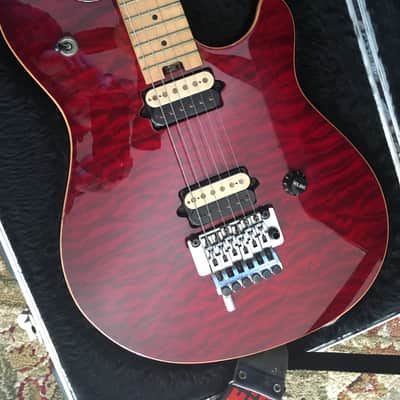 Peavey Wolfgang Special EXP 2003 Transparent Red Quilt Maple Neck w/ Case