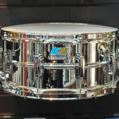 Ludwig 6 1/2" x 14" Supraphonic Snare Drum w/Serialized Blue/Olive Badge