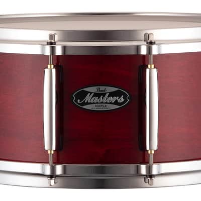 Pearl Masters Maple 14x6.5" Natural Cherry Premium Lacquer #887 Snare Drum | WorldShip | NEW | Authorized Dealer