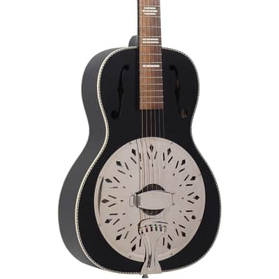 Recording King Dirty 30s Resonator Acoustic Guitar, Satin Black