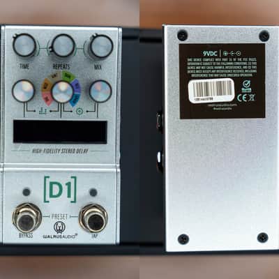 Walrus Audio Mako D1 MKII Stereo Delay 2025 β MINT, Original Box & Case Candy, No Velcro