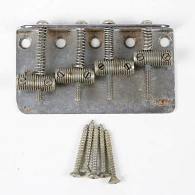 1965 Vintage Fender Precision Bass/Telecaster/Jazz Bass BRIDGE L-Series w/Original Screws USA 1960s 1970s Pre-CBS