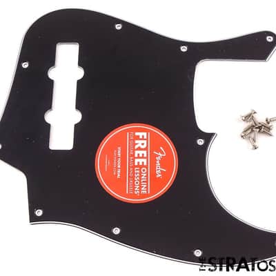 Fender Squier Affinity Active Jazz J Bass PICKGUARD, Guitar Black.