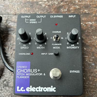 TC Electronic Stereo Chorus + Pitch Modulator & Flanger 1991 - 2016 - Black