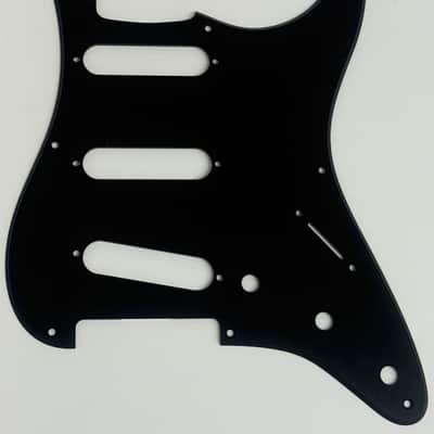 For Fit US Fender 57' 8 screw Stratocaster Style Guitar Pickguard 1 Ply Black Brushed Aluminum