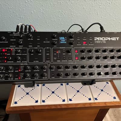Sequential Prophet Rev2 Desktop 16-Voice Polyphonic Synthesizer 2018 - Present - Black with Wood Sides