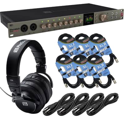 Antelope Discrete 8 Oryx Synergy Core 26×38 USB-C Audio Interface - Presonus HD9 - (6) XLR Cables - (4) 1/4 Cables Bundle