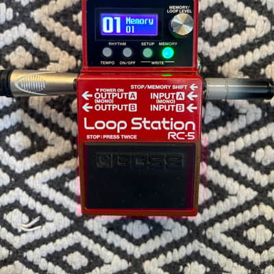 Boss RC-5 Loop Station 2020 - Present - Red
