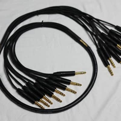 Mogami Gold 8 TRSTRS-05 1/4" TRS to 1/4" TRS Snake - 5' 2010s - Standard