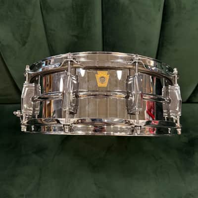 Used Ludwig LM400 Supraphonic 5x14" 10-Lug Aluminum Snare Drum