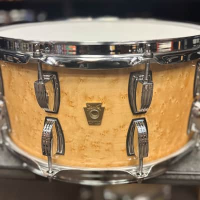 Ludwig Drums Used USA Classic Maple 6.5×14 Birdseye Snare Drum