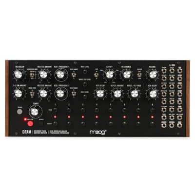 Moog DFAM Drummer From Another Mother Semi-Modular Analog Percussion Synthesizer 2018 - Present - Black/Wood
