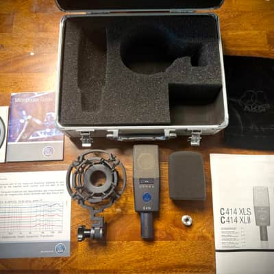 AKG C414 XLS - Made in Austria - Original Owner - Complete Kit