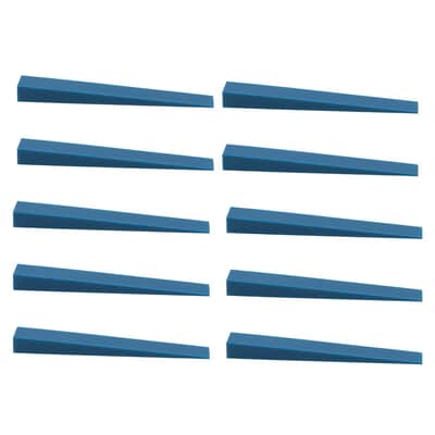 10Pcs Rubber Mutes Fixing Tool Compatible With Piano Tuning Maintenance Kit (Blue)