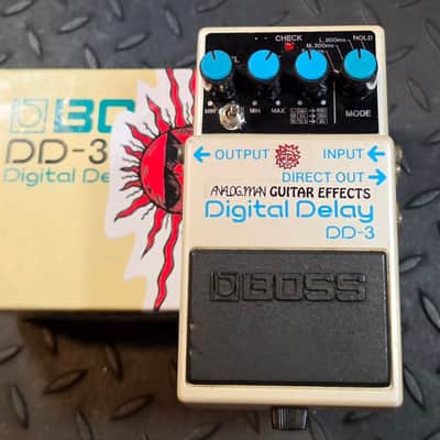 Boss DD-3 Digital Delay with Analogman High Cut Mod 3 Way Toggle Modded