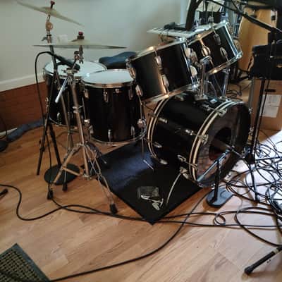 Ludwig Vistalite Late 70's - Solid black