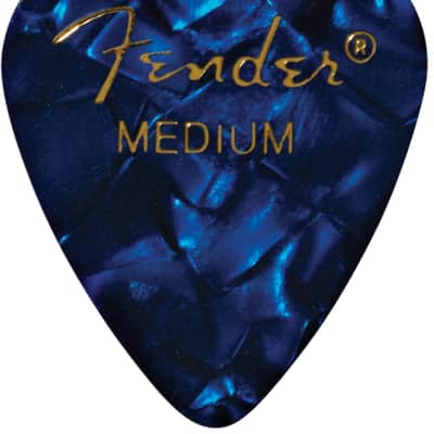 Fender Blue Moto Guitar Picks (12Pk) Med