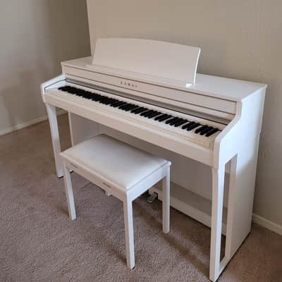 Kawai CA49 88-Key Digital Piano with Bench 2020 - Present - Satin White