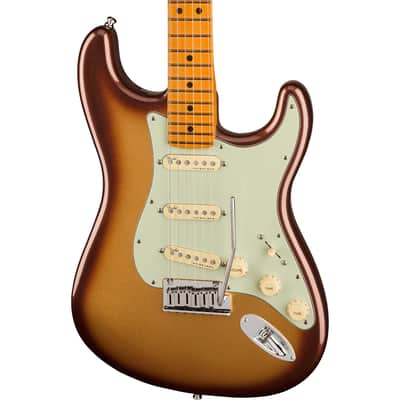 Fender American Ultra Stratocaster® Electric Guitar, Mocha Burst