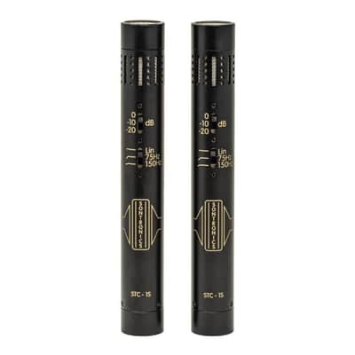 Sontronics STC-1S - Matched Stereo Pair of Condenser Microphones. Black