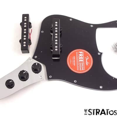 Fender Squier Affinity 5 String Jazz Bass V LOADED PICKGUARD, J Bass, Black