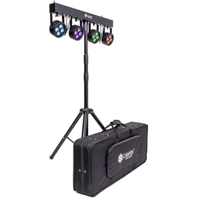 ColorKey PartyBar Mobile 100 EL | CKU-3062 Wireless LED Lighting System | Battery-Powered with Stand & Case