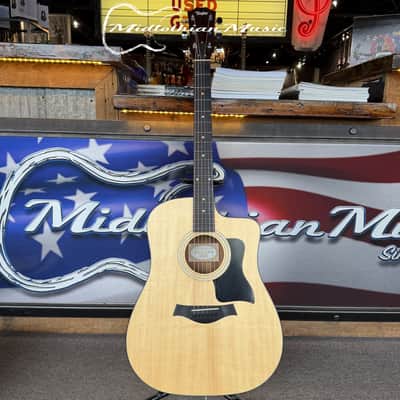 Taylor - 110ce - Acoustic-Electric Dreadnought Guitar - Natural Finish w/Gig Bag + Original Paperwork USED