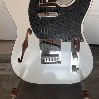 Custom deluxe telecaster build , fender telecaster deluxe neck Custom deluxe telecaster 2025 - Pearl white