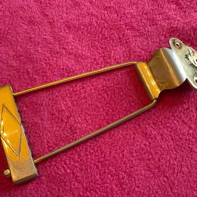 vintage usa 1965 Gibson gold tailpiece for es-345 355 thinline archtop 1968 1970 1972 jazz guitar 1969