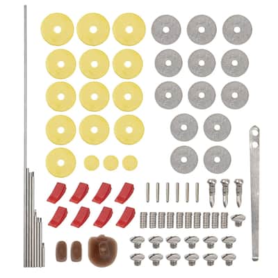 1Set Flute Maintenance Tools Kits,Practical Diy Repair Maintenance Kit Set Compatible With Flute Musical Instrument Parts Accessories