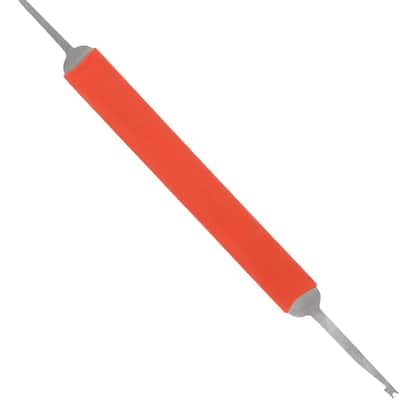 Double Head Woodwind Spring Hook For Sax Clarinet Flute Piccolo Comfortable Grip With Anti-Slip Sleeve 1Pcs