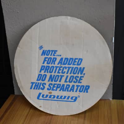 Vintage 70's Ludwig Acrolite Carboard Separator