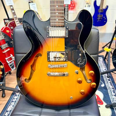 ☀️2017☀️ Epiphone Dot ES-335~ Vintage Sunburst~ Semi Hollow Electric Guitar!