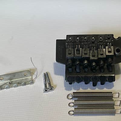 1990's Korean Ibanez RG Series LO-TRS II Black Floyd Rose Tremolo Bridge Vibrato