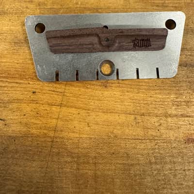 Zamm Guitar Raw Steel Guitar Bridge β Made in USA Fits Danelectro