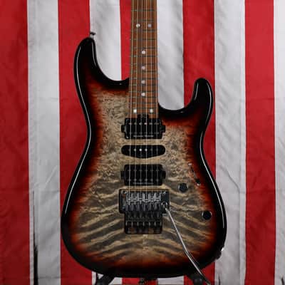 Charvel MJ San Dimas Style 1 HSH FR PF QM - Midnight Glow