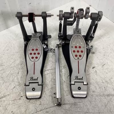 Pearl Eliminator Redline Double Kick Pedal - Silver / Black / Red