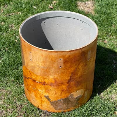 1960's Rogers 16x16 Floor Tom Drum Shell Powertone Dayton