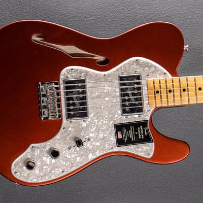 Fender American Vintage II 1972 Telecaster Thinline - Candy Apple Red