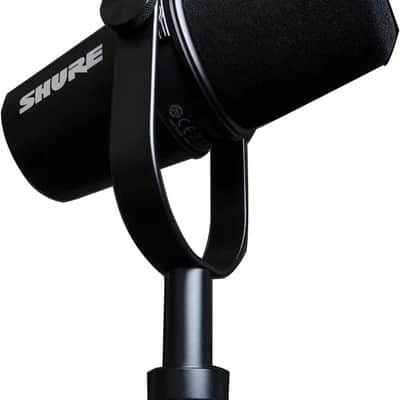 Shure MV7 Dynamic USB Podcast Microphone - Black
