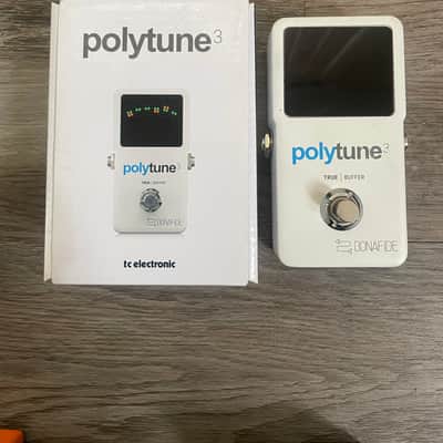 TC Electronic Polytune 3 Polyphonic Tuner Pedal 2017 - Present - White