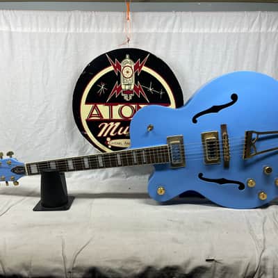 Gretsch G5191 Tim Armstrong Lefty Left-Handed Semi-Hollow Body Electric Guitar -- Spray Painted