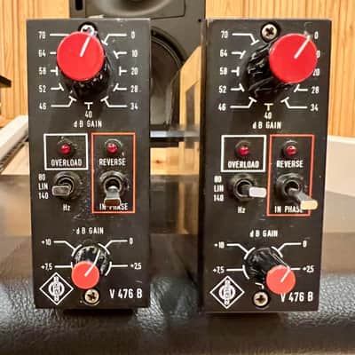 NEUMANN V486B PAIR (Consecutive Serial Numbers)- Black
