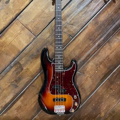 2023 Fender Performer PJ Precision Bass, Three Tone Sunburst