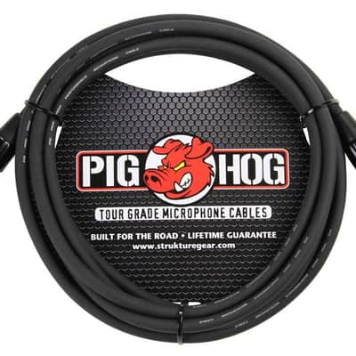 Pig Hog PHM10 Tour-Grade XLR Male to Female Mic Cable - 10'