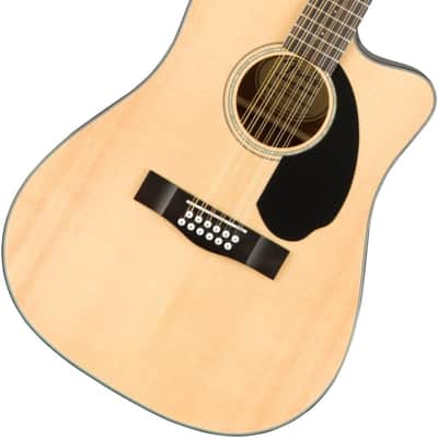 FENDER CD-60SCE DREADNOUGHT 12 STRING ACOUSTIC ELECTRIC GUITAR, WALNUT FINGERBOARD, NA