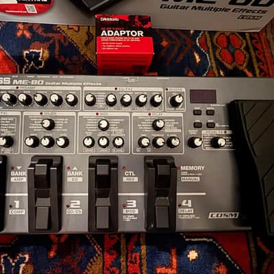 Boss ME-80 Multi-Effect Carbon With Box and Power Supply